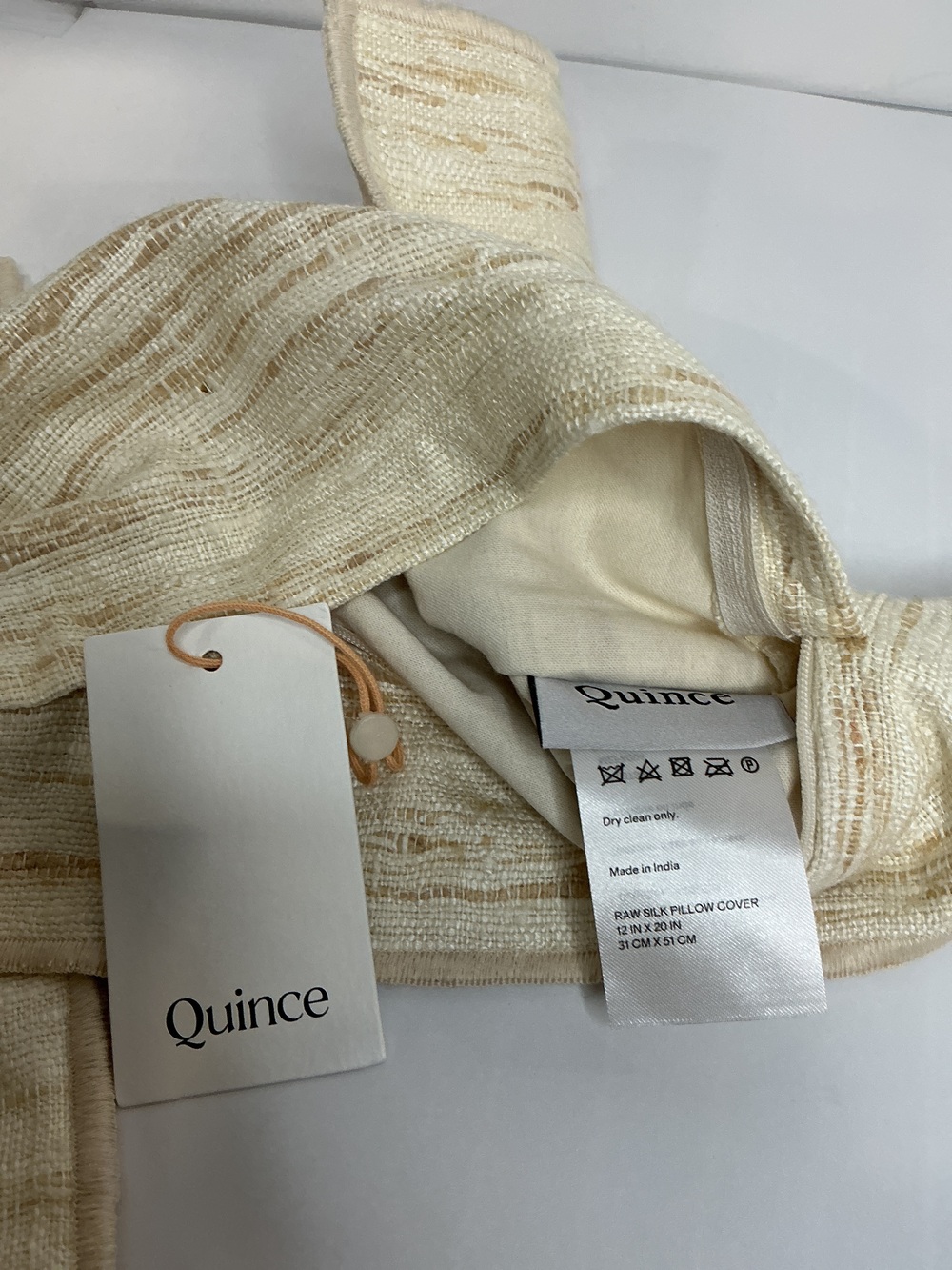 Raw Silk Textured Pillow Cover (Set of 2)